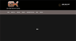 Desktop Screenshot of okgenerators.com